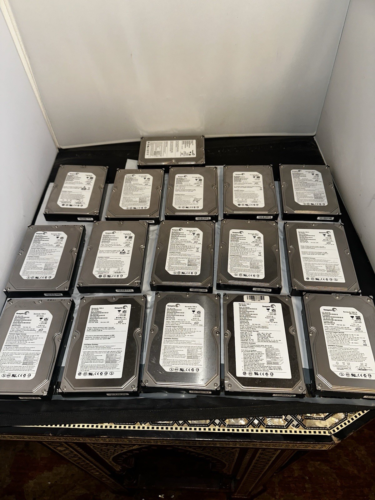 seagate barracuda hard drive Lot Of 16 Not Tested 