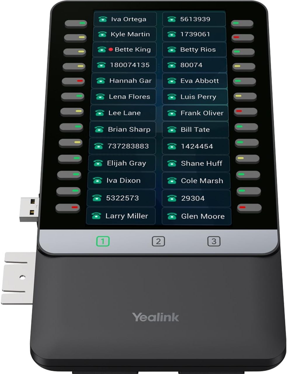 Yealink EXP55 Color Expansion Module - Gray