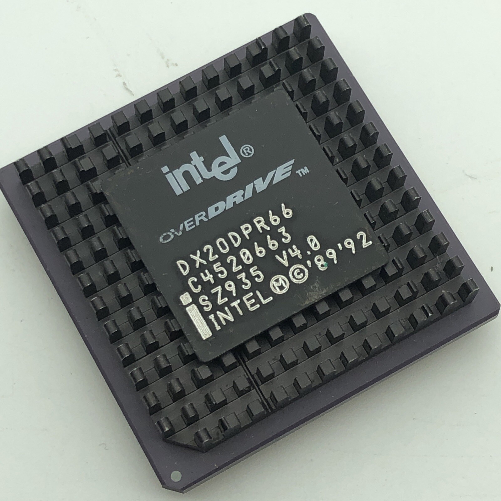 486 DX66 BOX INTEL PROCESSOR DX2ODPR66 486 DX2 66Mhz OverDrive CPU SZ935 SZ904