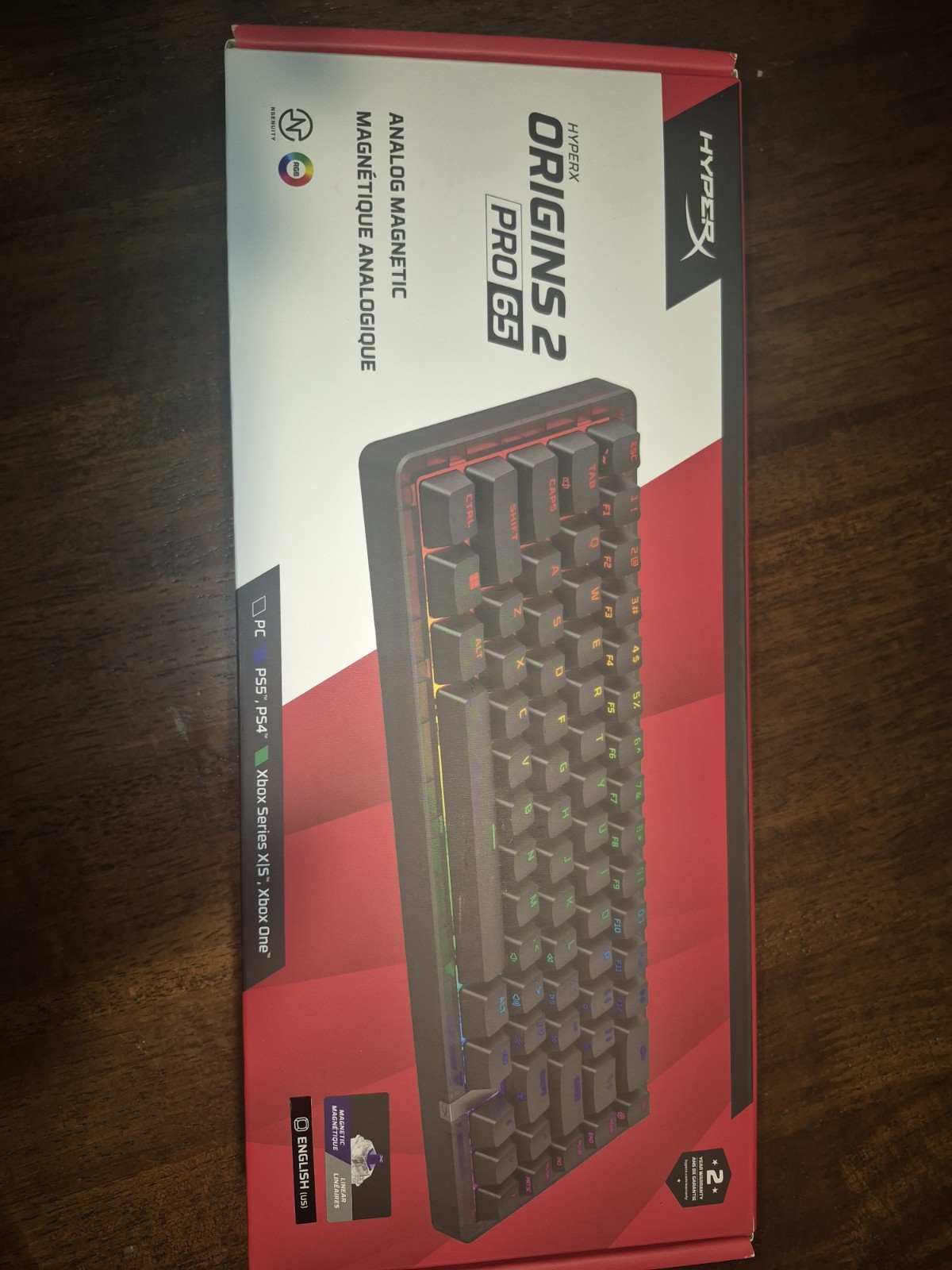 HyperX Origins 2 Pro 65% Magnetic Gaming Keyboard RGB Rapid Trigger NIB Sealed