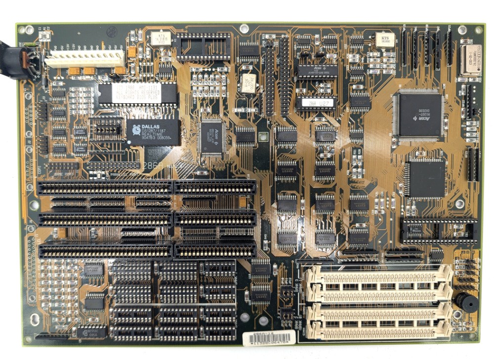 UnTested ECS 286A REV 2.0 SAB80286-16 Retro Mainboard Vintage Acer M1207-16
