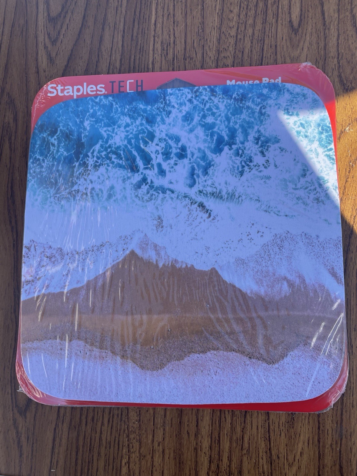 Staples Mouse Pad Pictorial Multicolor Non-Skid Rubber 8.27x8.27 ST63262 New