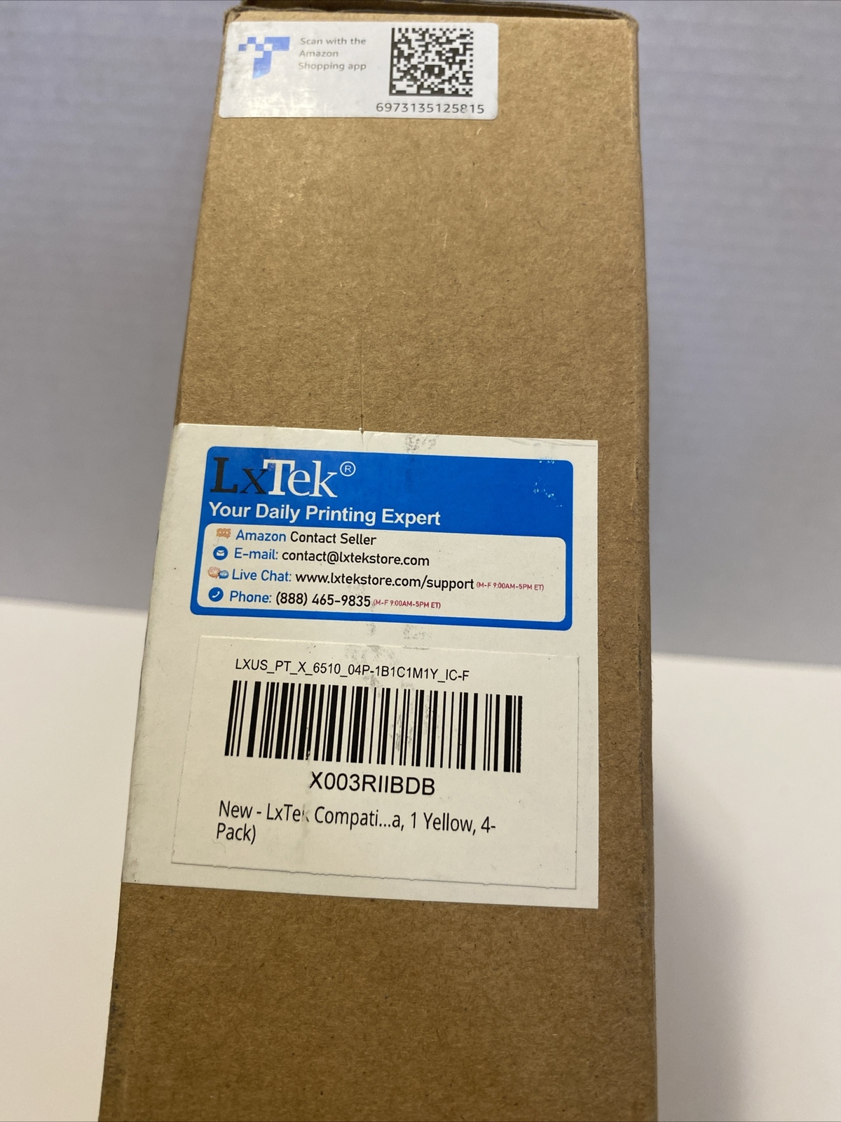 (4 PCS) LxTek Compatible Toner Cartridge with Xerox 6510 - 6515 6510DN 6510DNI