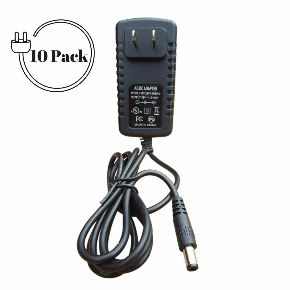 NeuPo 48 Volt Power Supply (10 Pack) | Power Adapter for VOIP Polycom IP...
