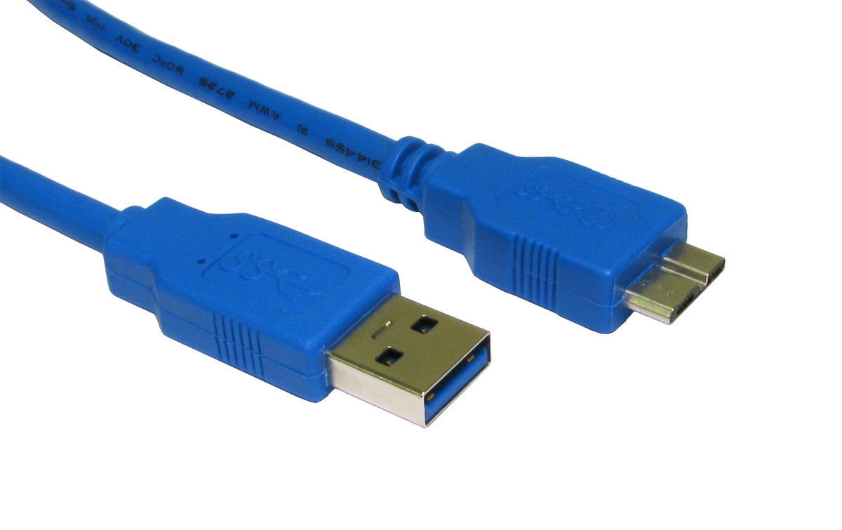 BLACK USB CABLE LEAD FOR A-DATA ADATA DASHDRIVE DURABLE HD710 WATERPROOF DRIVE