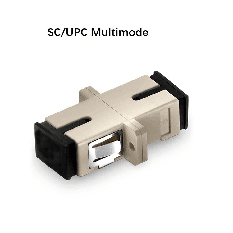 6Pcs SC to SC Multimode OM3 OM4 Fiber Optic Connector Coupler Flange Adapter