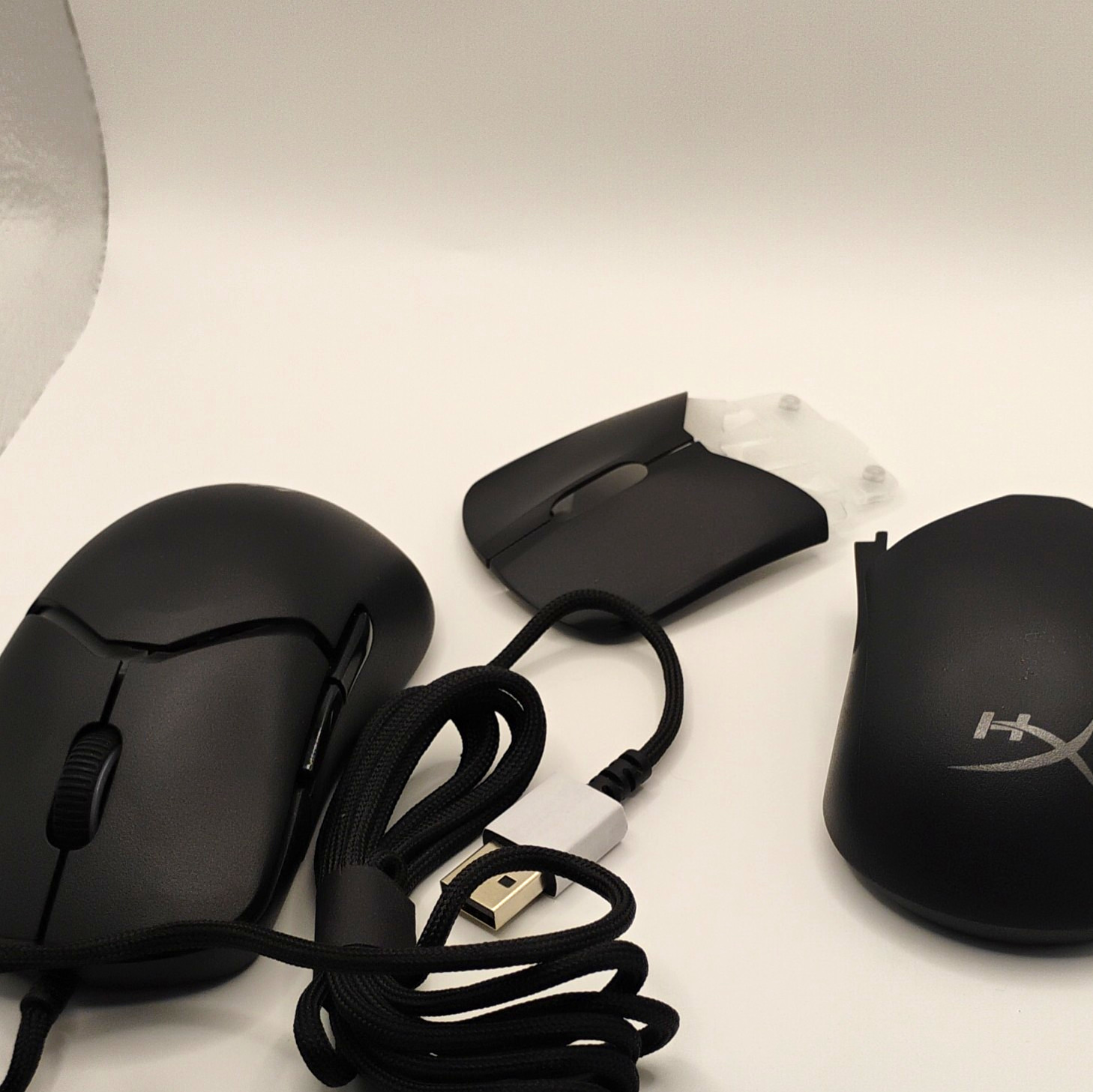 HyperX Pulsefire Saga Wired Gaming Mouse Modular Open Box Tested Working