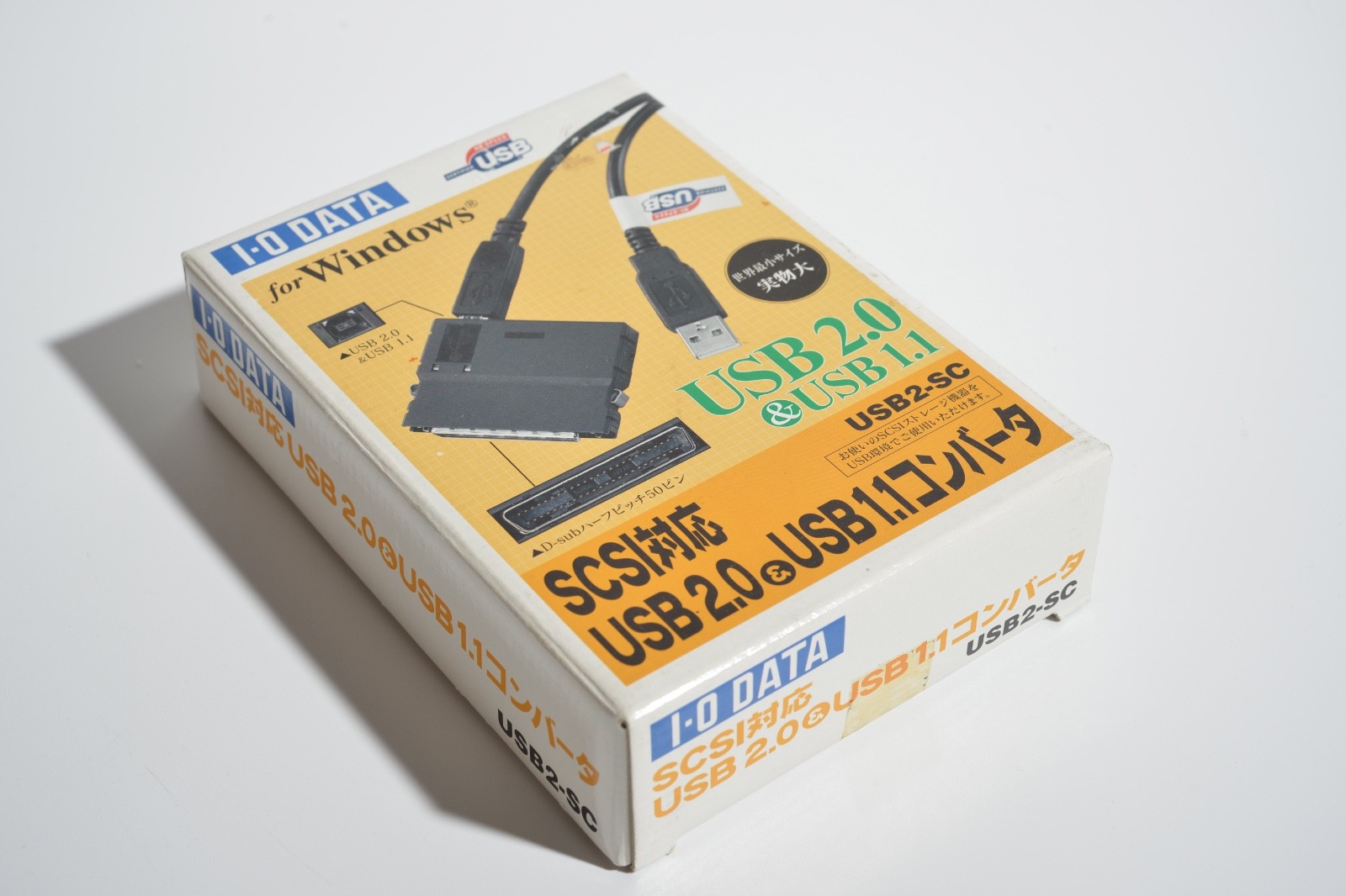 I-O DATA USB2-SC USB 2.0 to SCSI Adapter for Coolscan, VueScan, MO, HDD - BOXED