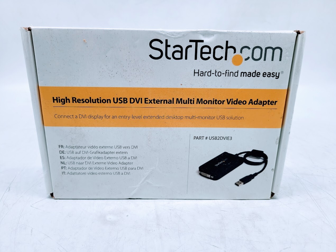 Startech High Resolution UDB DVI External Multi Monitor Video ADapter USB2DVIE3