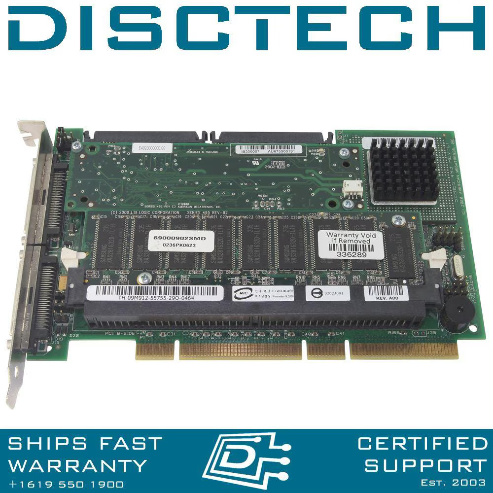 Dell 9M912 PERC 3DC 3/DC SCSI RAID Controller