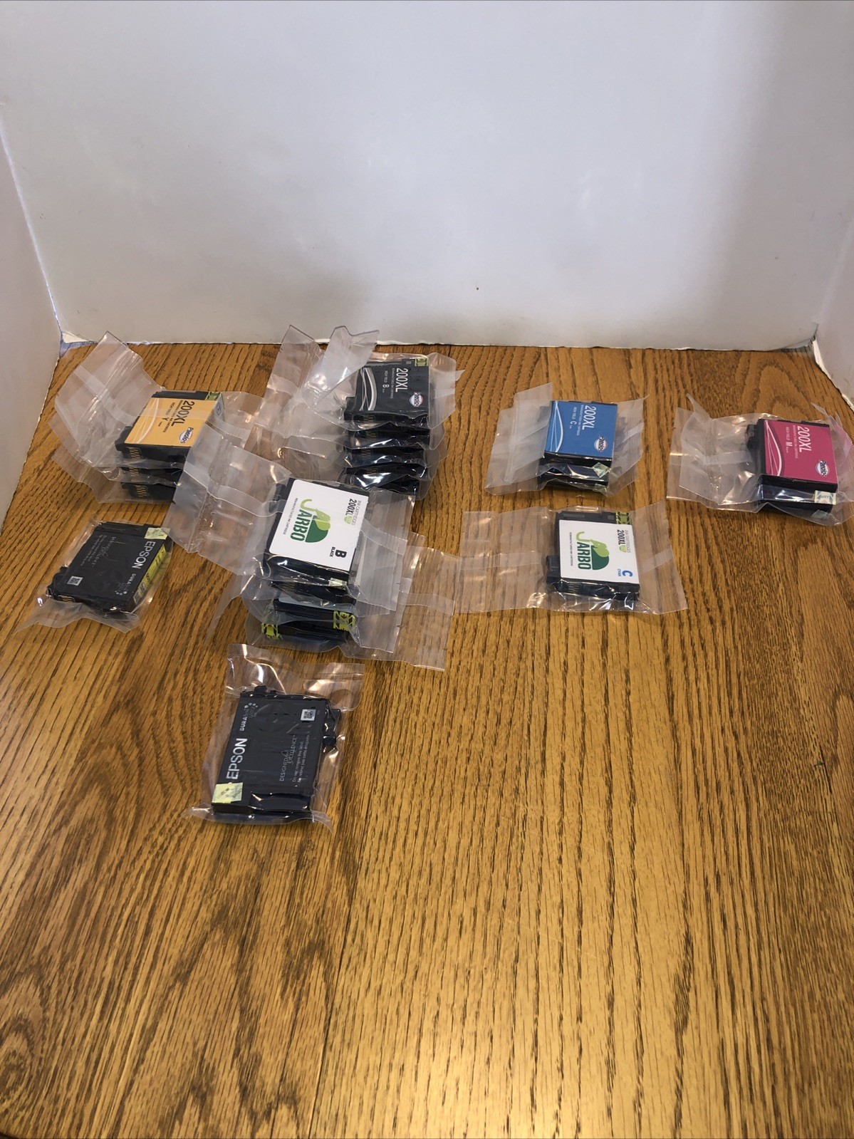 Lot Of 19 Epson And Other 200XL Ink Cartridges. Black, Yellow, Cyan, & Magenta.