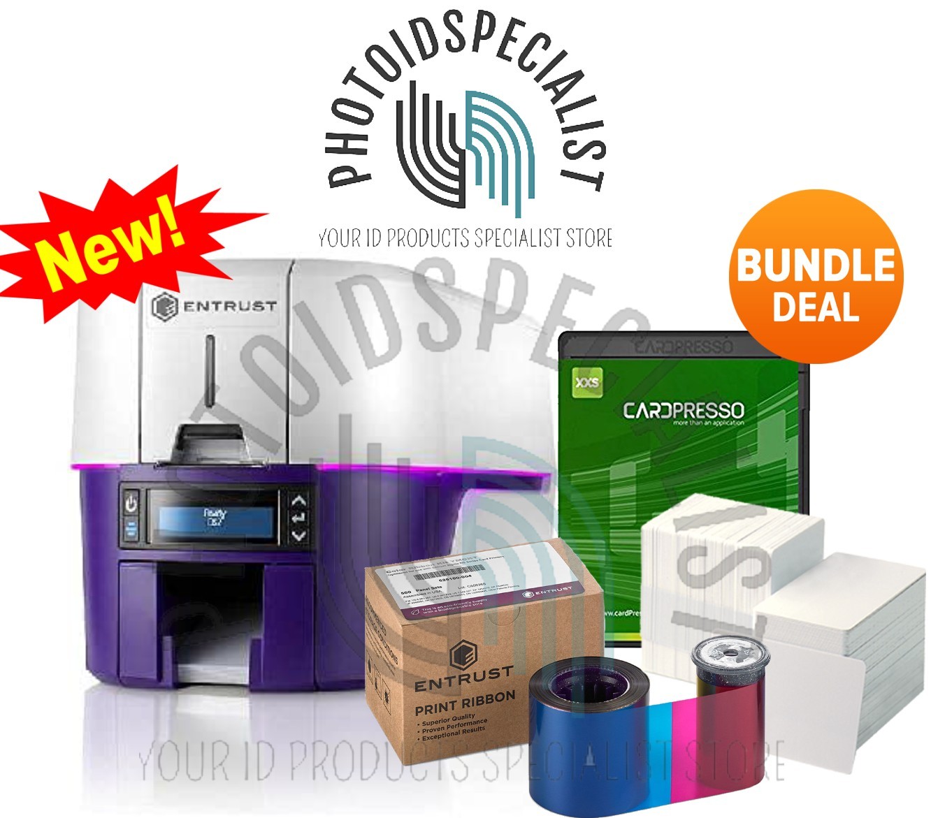 Entrust (Datacard) Sigma DS1 Simplex ID Card Printer Replaces SD160 Simplex