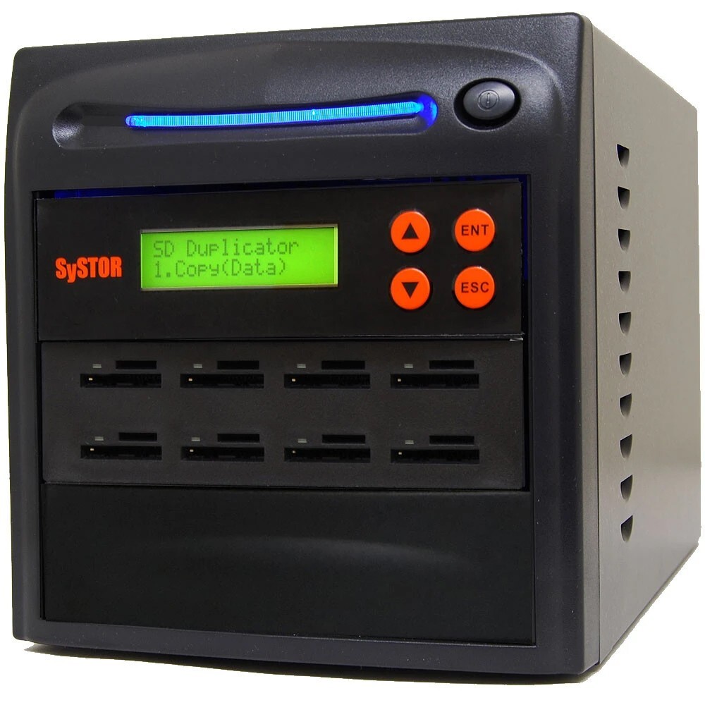 SySTOR 1-7 SD Memory Card Copier Flash Secure Digital Duplicator 2 YEAR WARRANTY