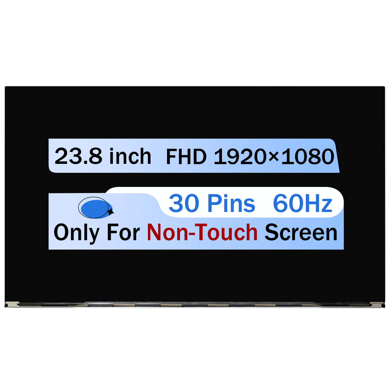 Screen Replacement 23.8" MV238FHM-N60 LCD Non-Touch Screen Display MV238FHM N60