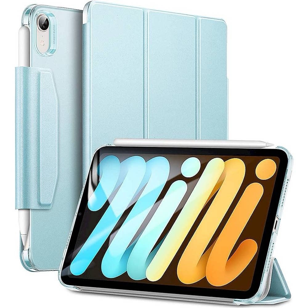 Sahara ESR Folio Case For iPad Mini A17 Pro & iPad Mini 6th Gen Aqua TB00043