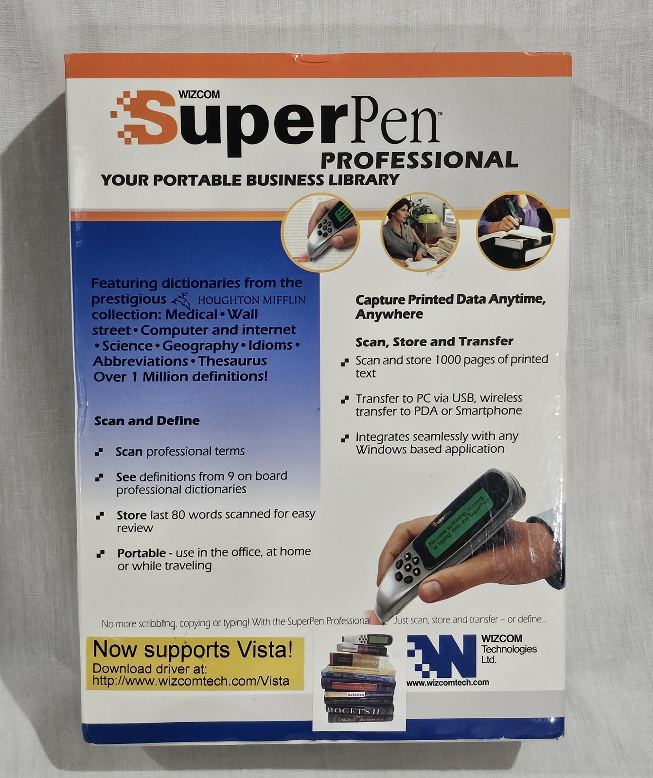 *NEW* Wizcom SuperPen Professional Mobile Text Scanner Translator