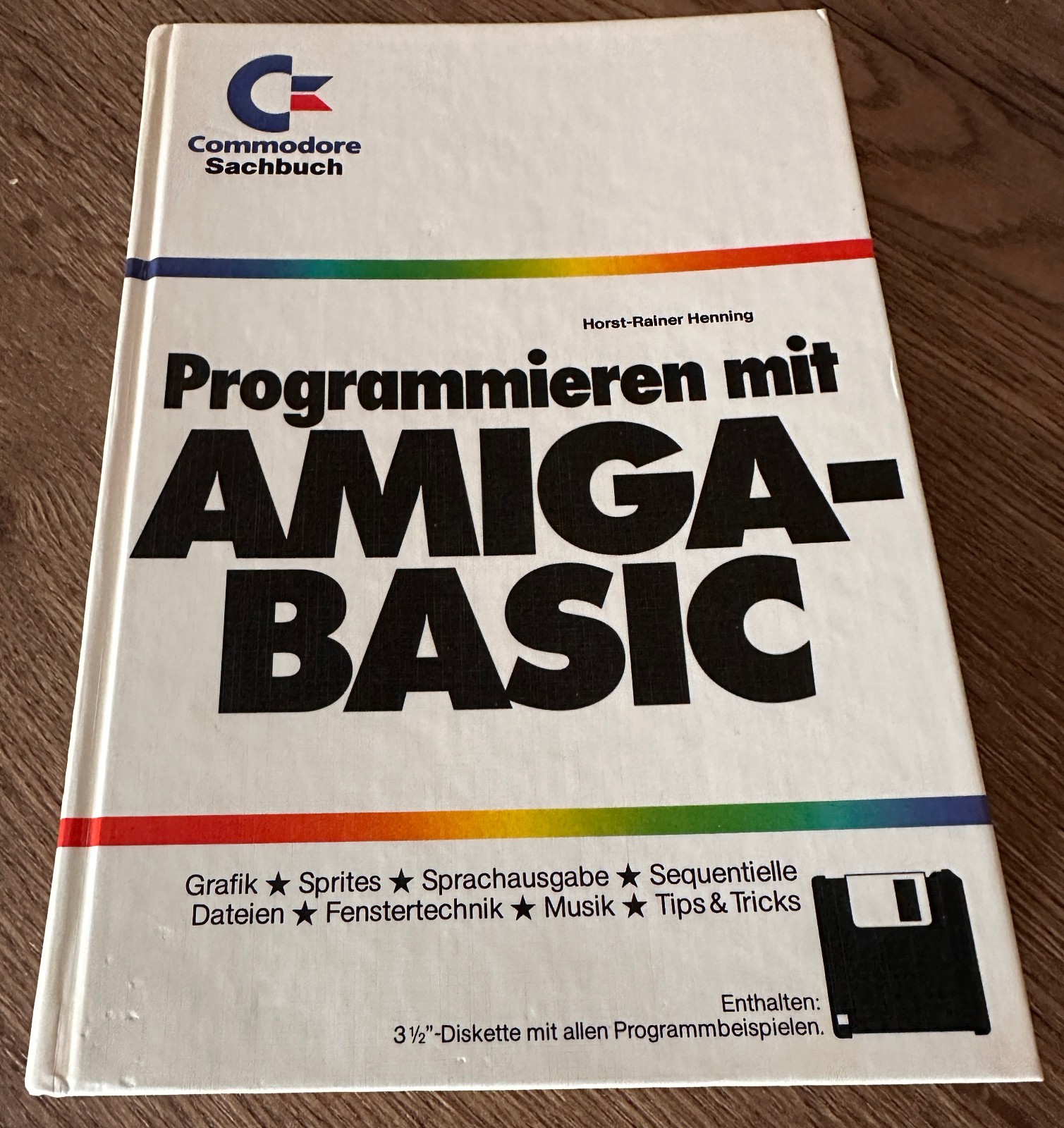 Programming With AMIGA BASIC, AMIGA/Commodore Book, Without Disk