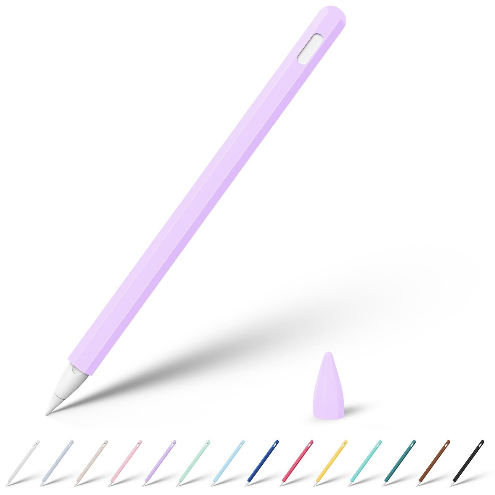 KELIFANG Silicone Case for Apple Pencil Pro 2024 & Apple Pencil 2nd Generatio...