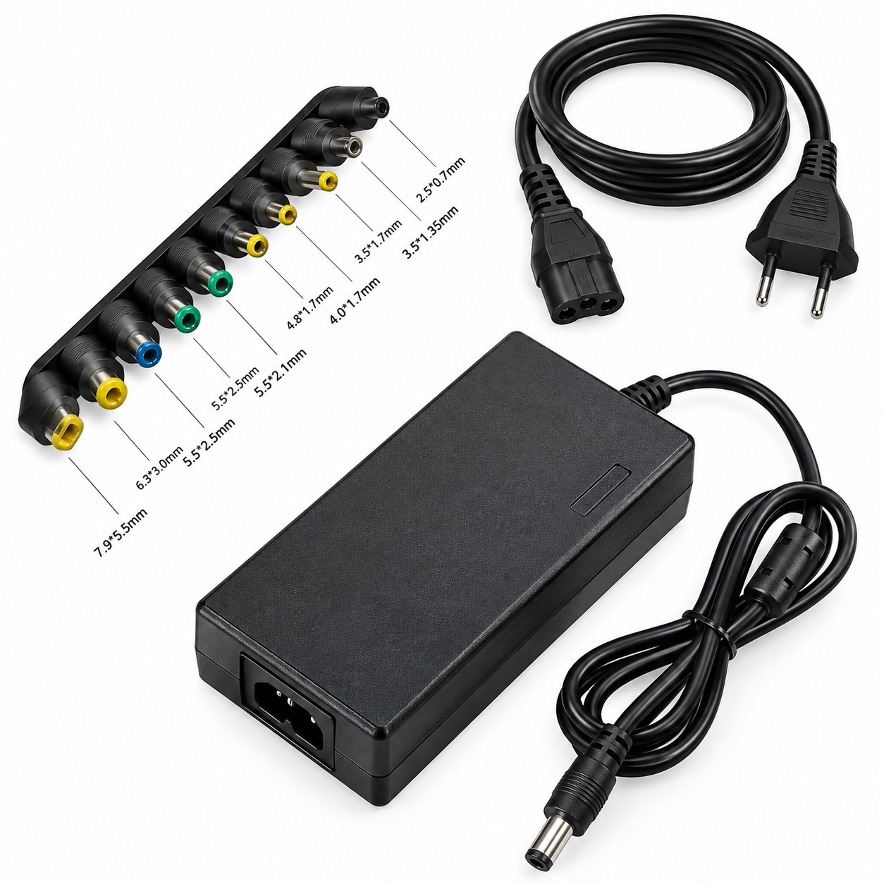 8/34 Tips 96W Universal Power Supply Charger for Laptop & Notebook AC/DC Power