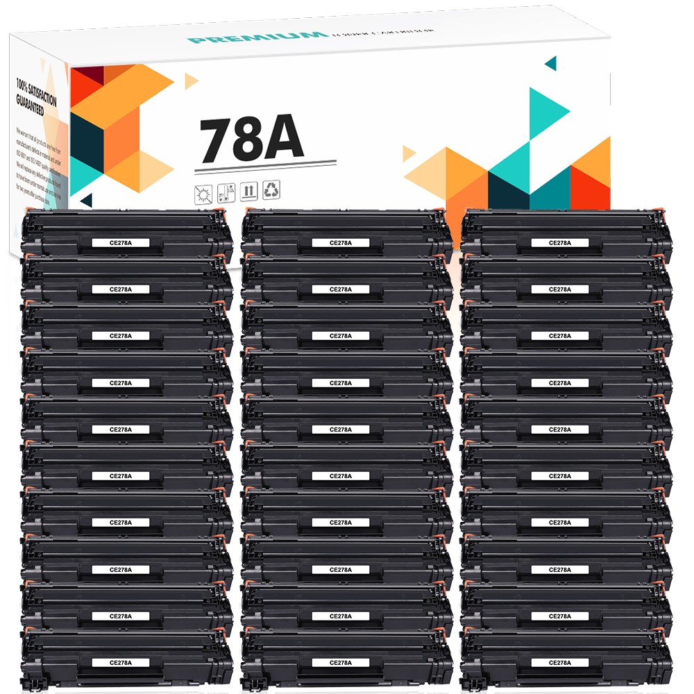 30 Pack CE278A 78A Toner Cartridge For HP LaserJet Pro M1536 MFP M1536DNF P1600
