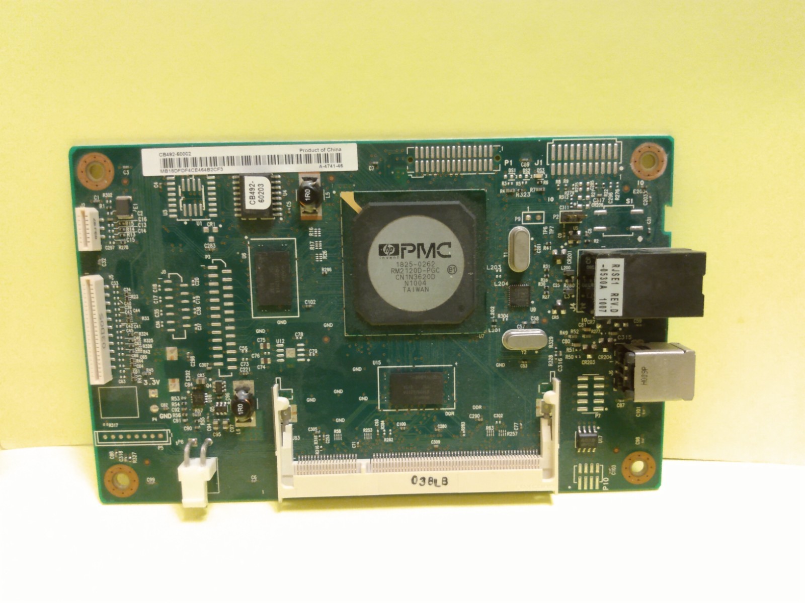 HP Color LaserJet CP2025 CP2025N CP2025DN Formatter Board CB492-60002