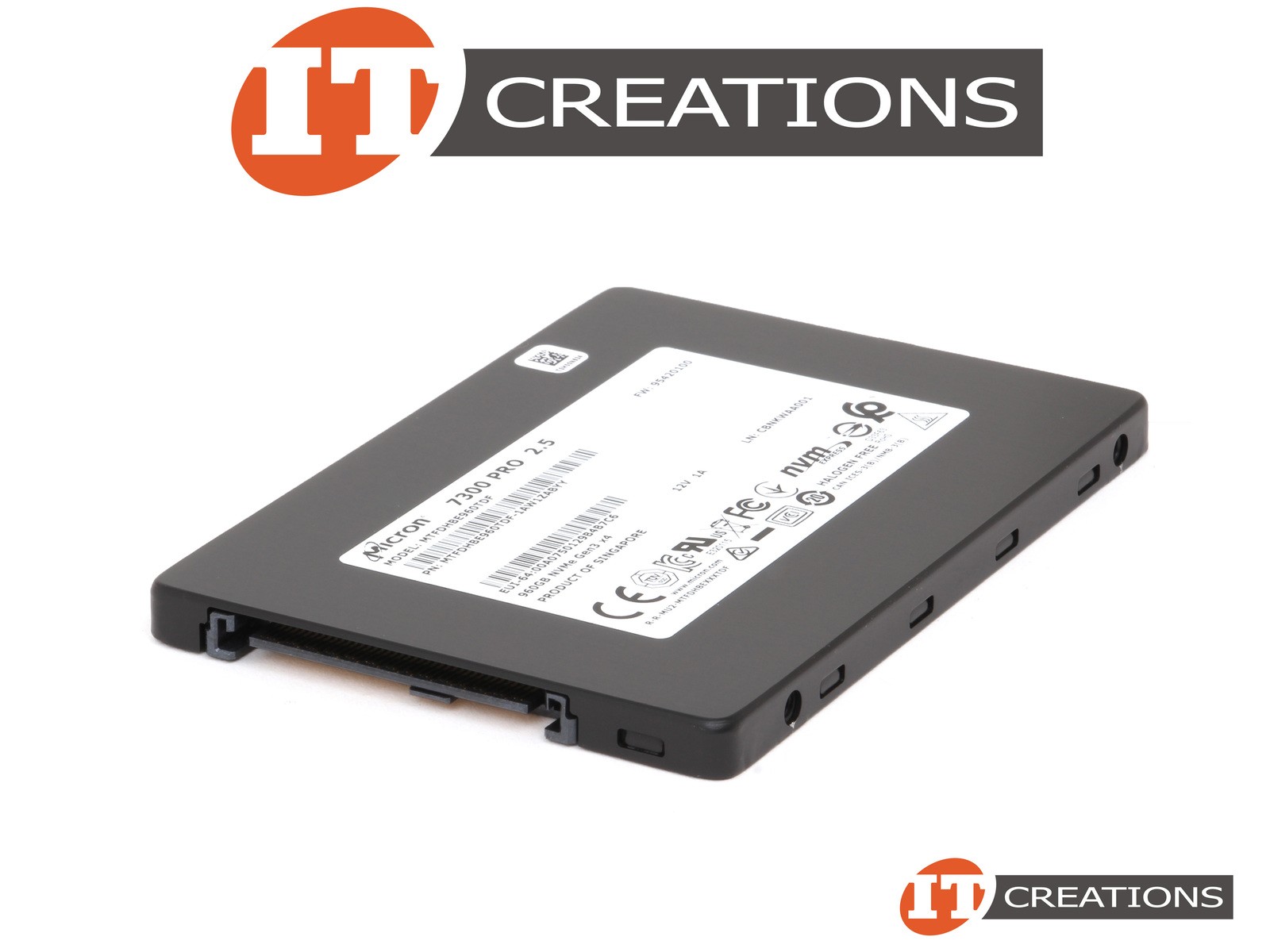 MICRON 960GB TLC PCIE NVME U.2 7300 PRO READ INT SSD MTFDHBE960TDF-1AW1ZABYY