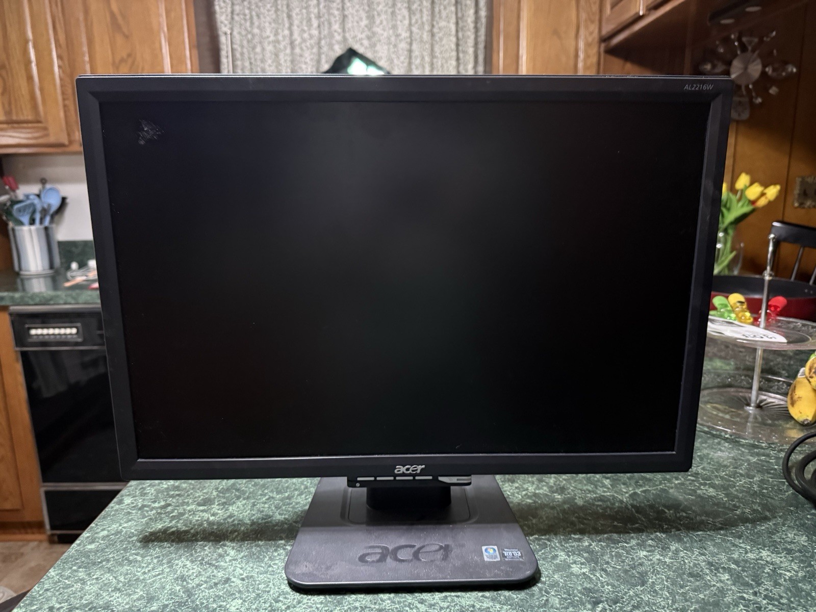 Acer 24 Inch VCA Monitor With VGA Cable And HDMI to VGA Adapter
