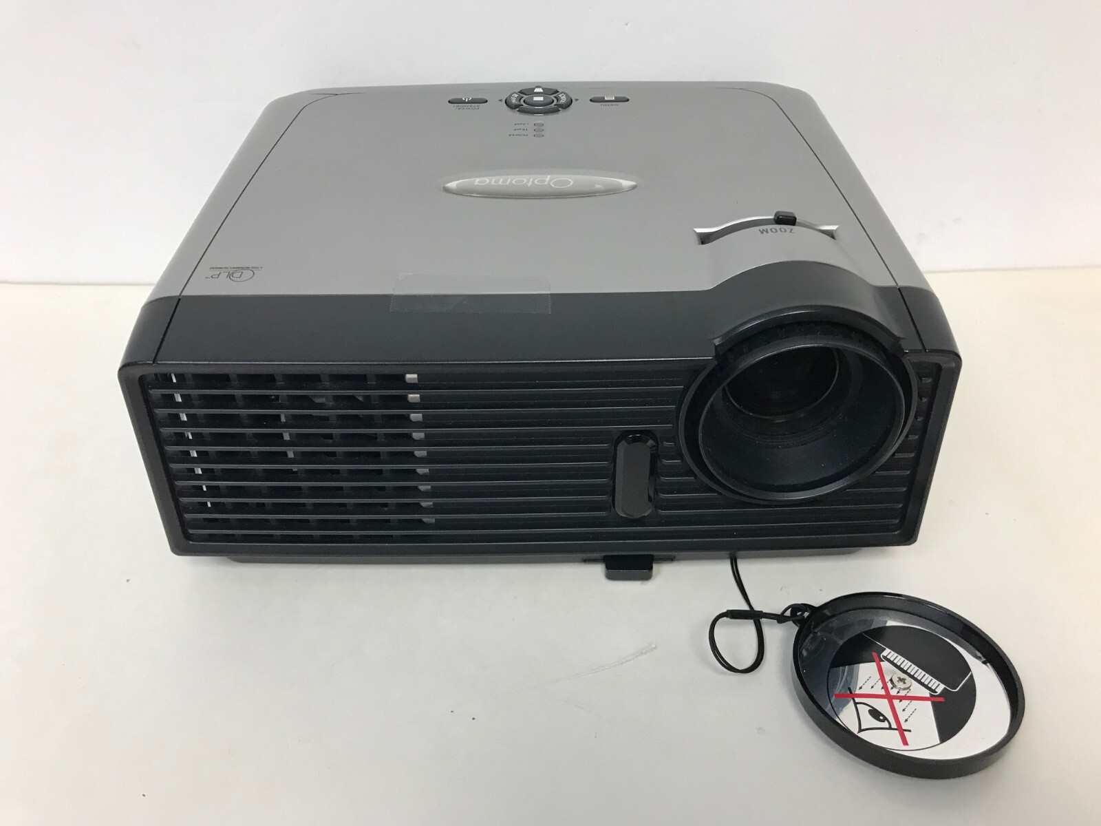 OPTOMA EP719 DLP DMD PROJECTION DISPLAY  PROJECTER  713 HOURS **NO REMOTE**