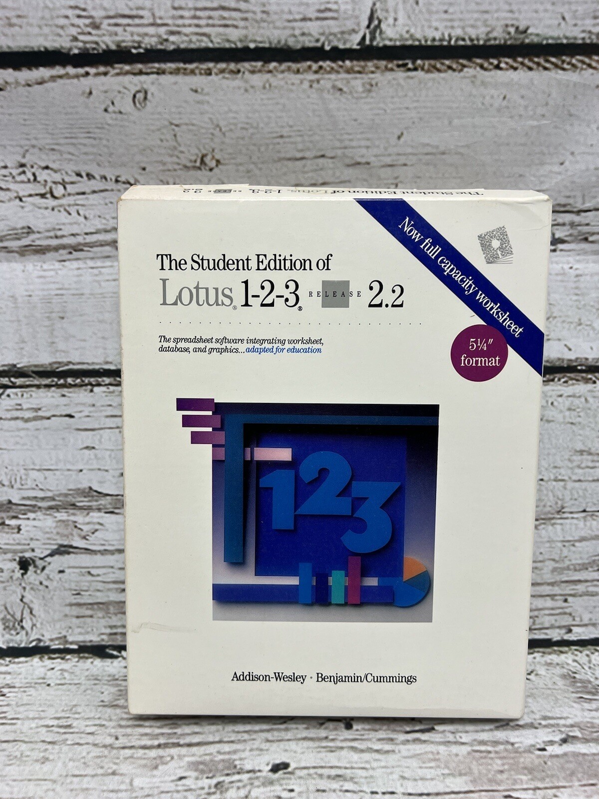 The Student Edition Of Lotus 1-2-3 Release 2.2 User's Manual & Sealed Diskettes