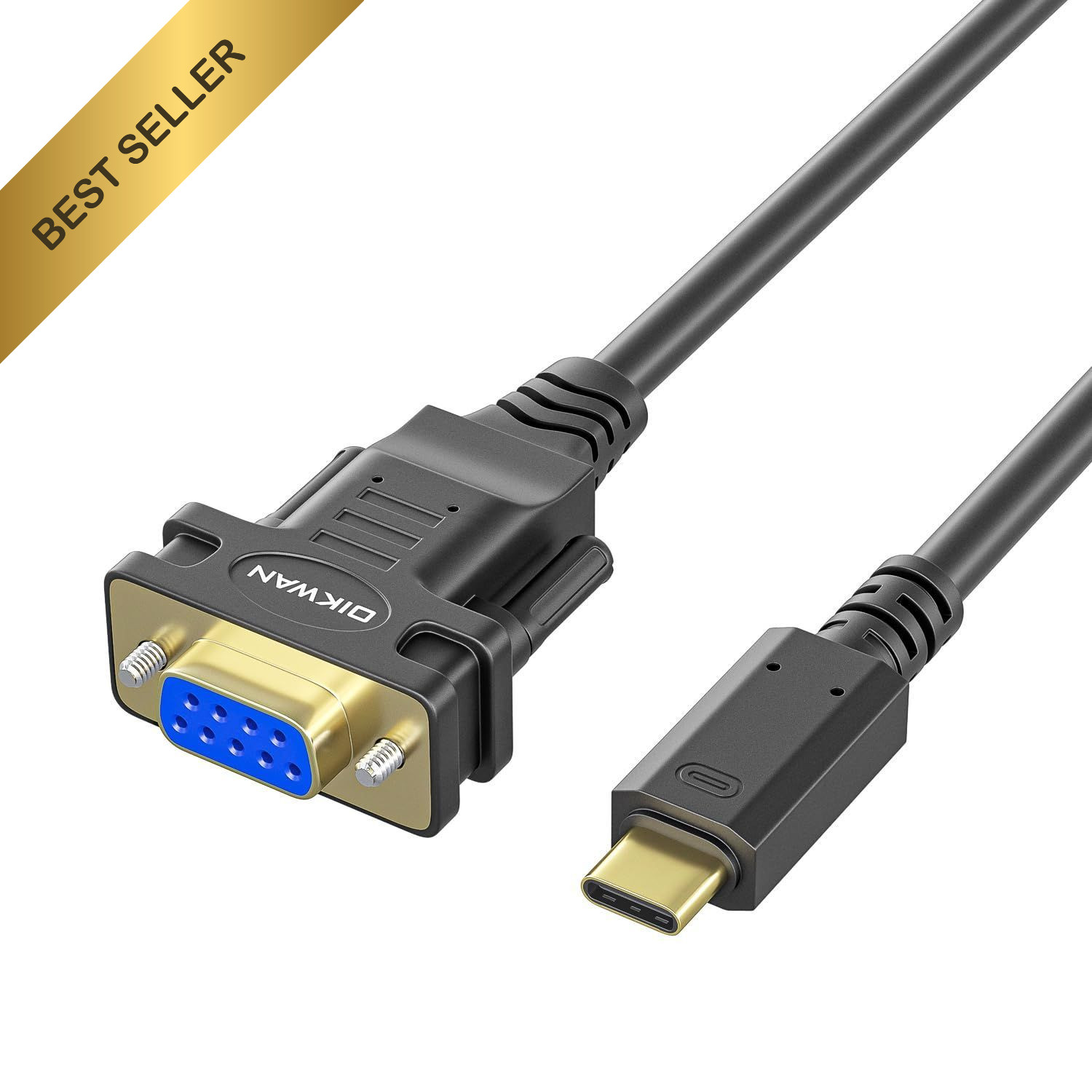6FT USB-C To Serial Adapter RS232 DB9 Female Converter Cable FTDI Chip Windows
