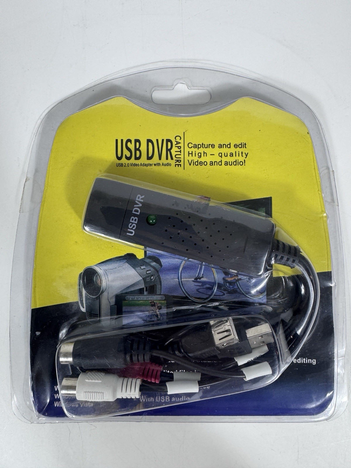 USB DVR Capture and Edit USB 2.0 Video Adapter with Audio Model No.T118