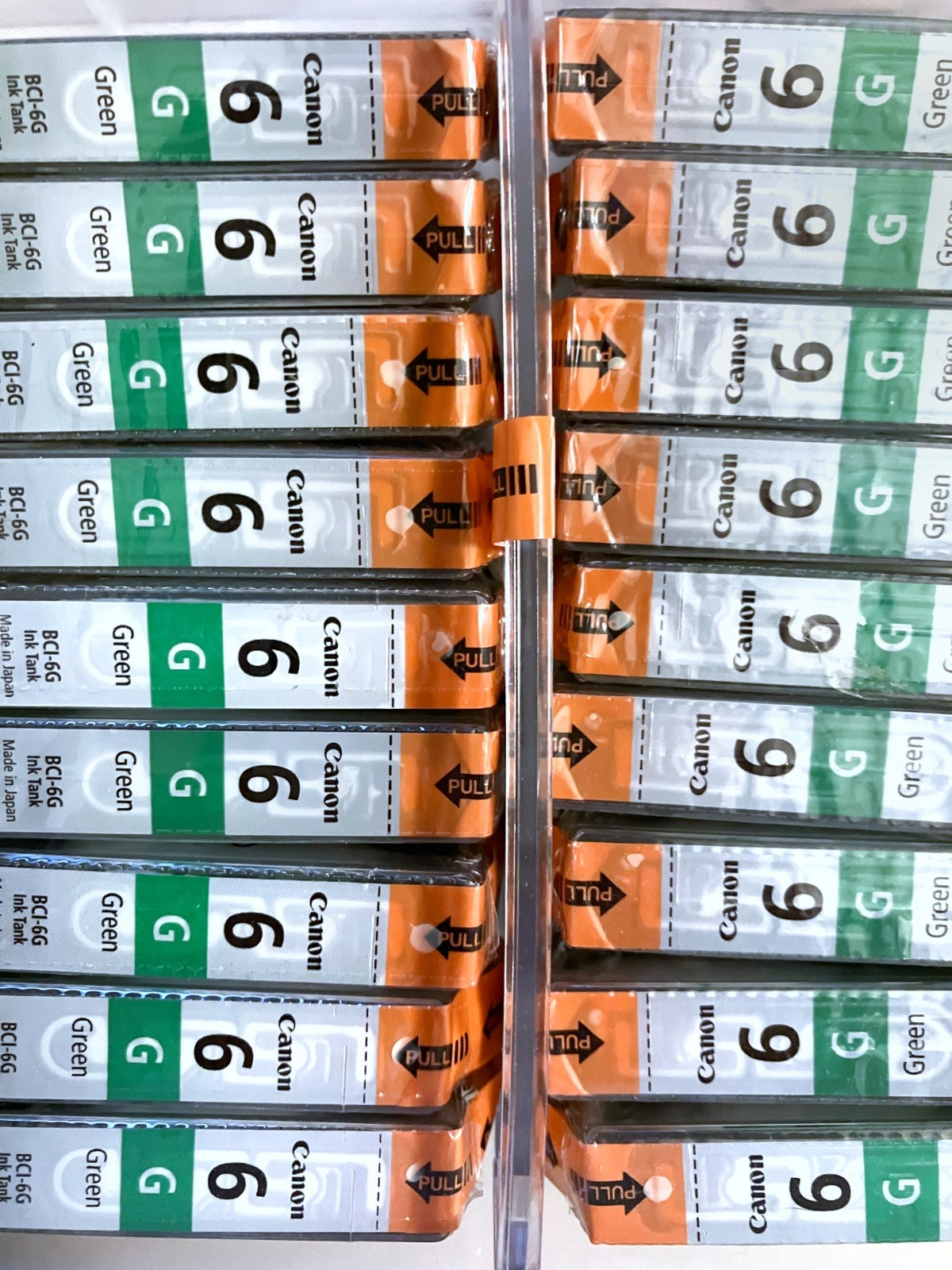 Genuine Canon OEM BCI-6 Green Ink Cartridge BCI-6G Lot i9900. Sealed.