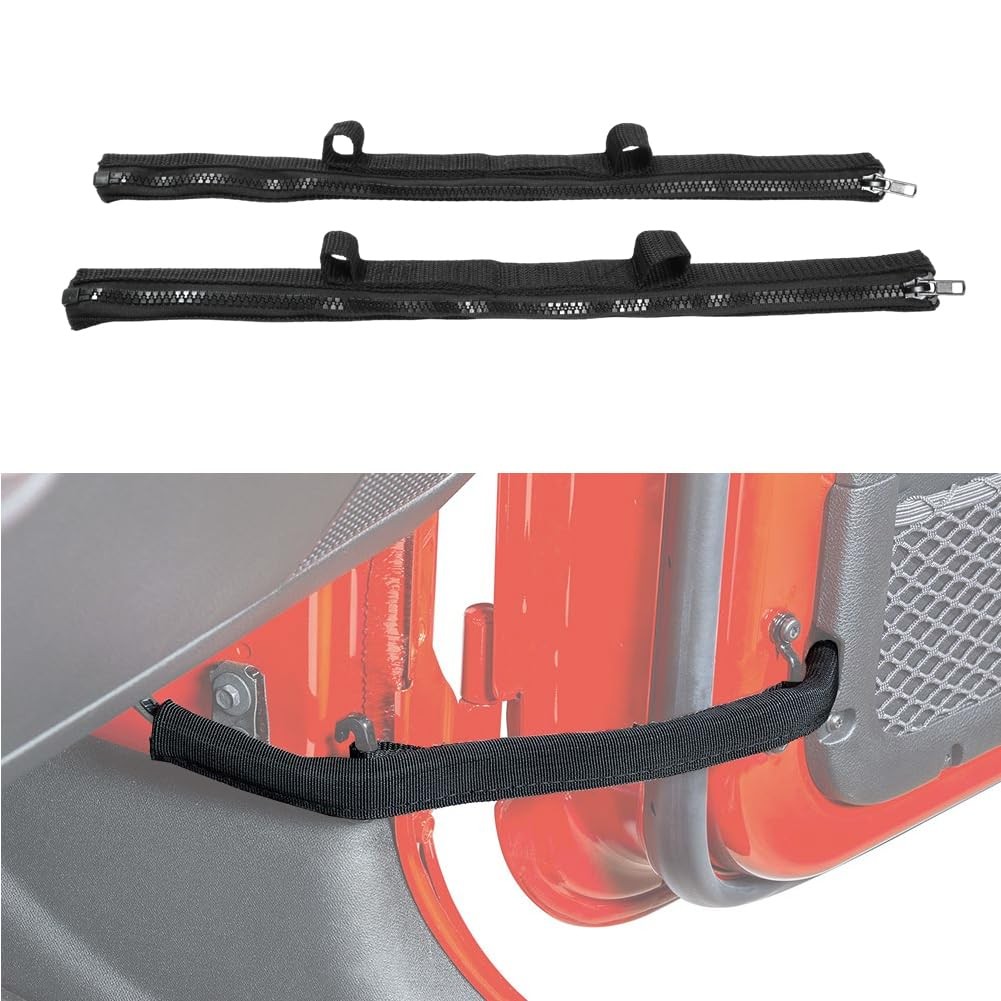 HY-SPEED 2PCS Front Door Limiting Straps Compatible with 2007 2008 2009 2010 201