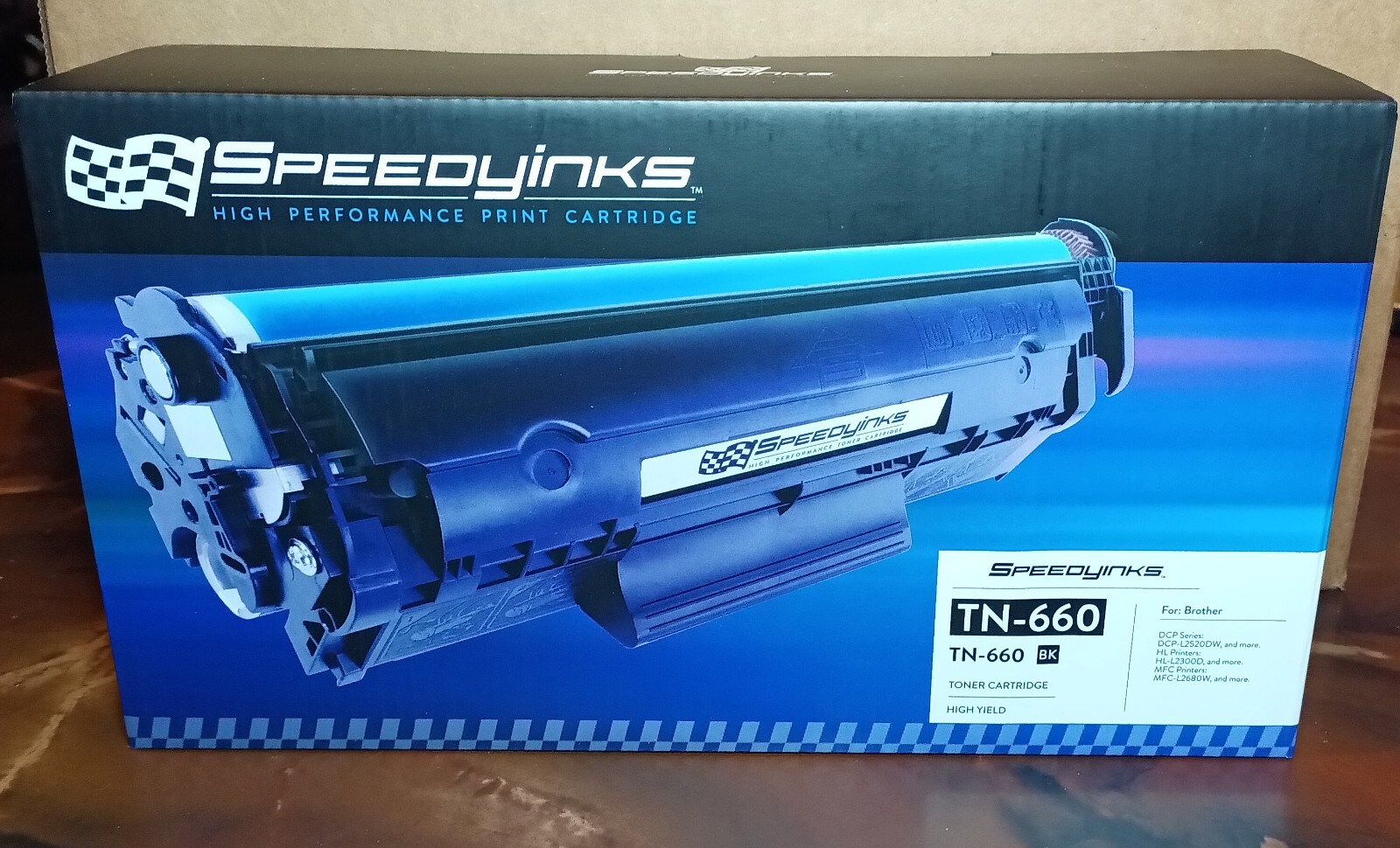 Speedy Inks TN660 High-Yield Black Toner Cartridge