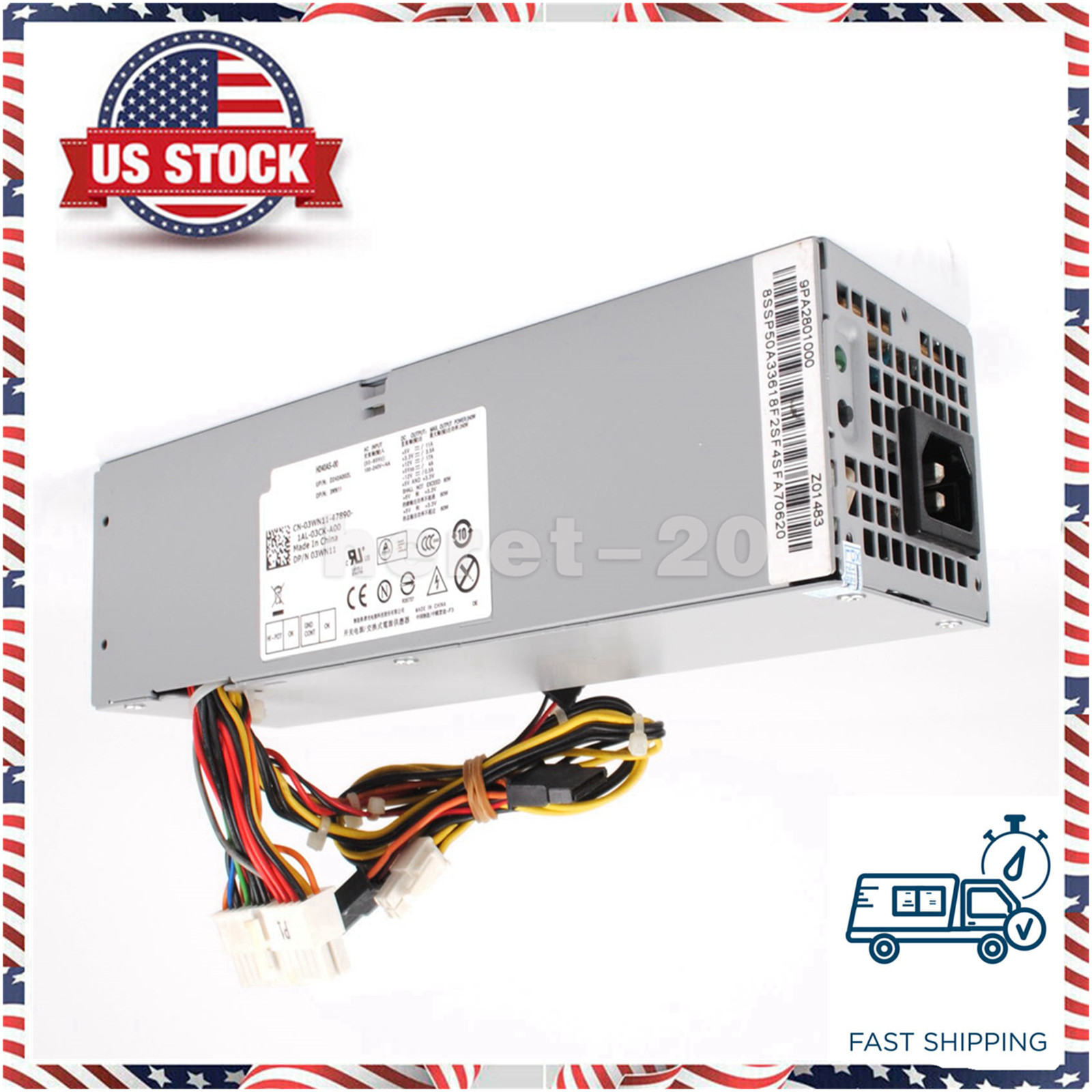 240W Power Supply SFF For Dell L240AS-00 L240ES-00 H240ES-00 H240AS-00 2TXYM