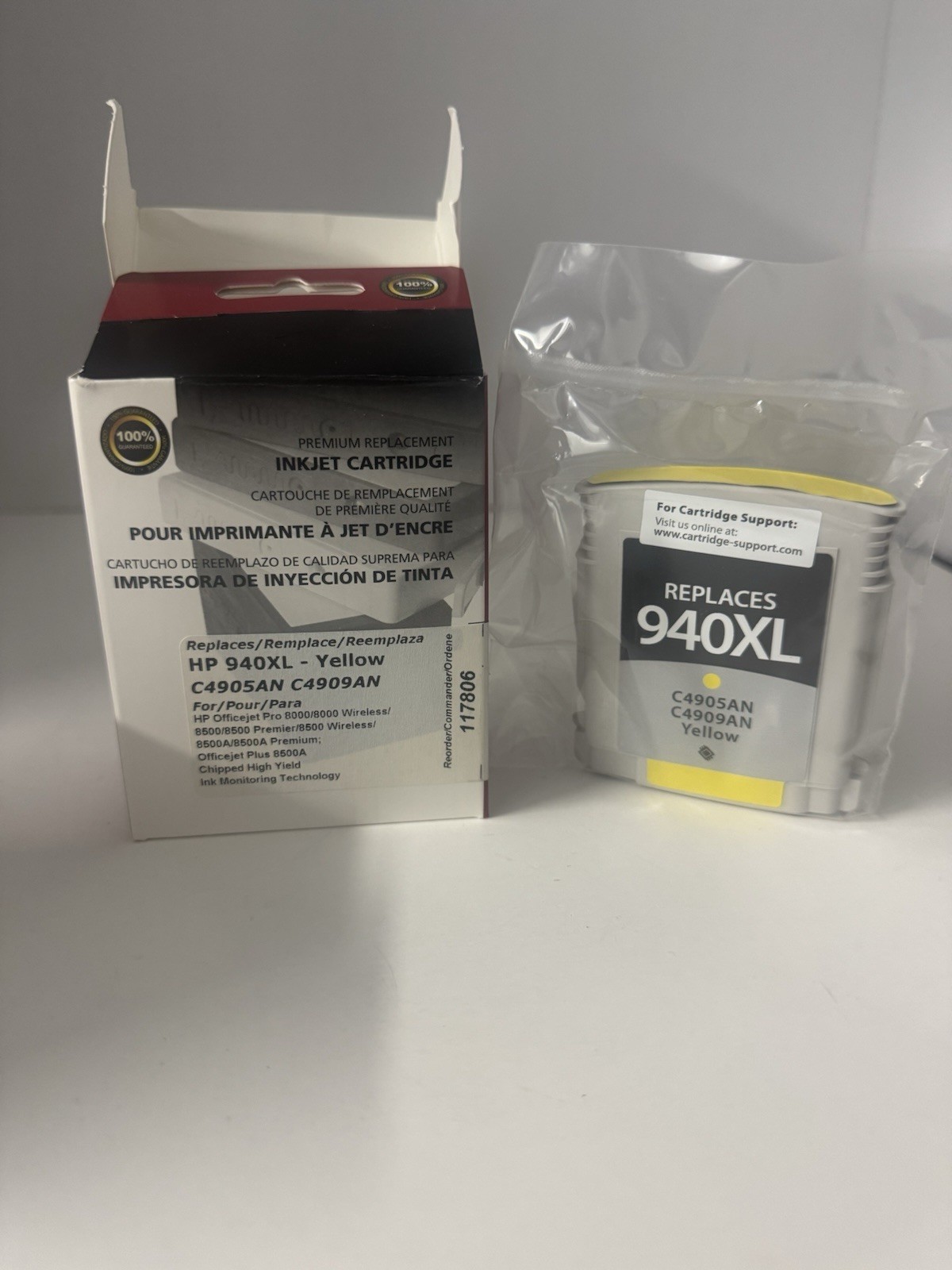 Premier Ink Cartridge XL Yellow/ Replacement for HP 940 XL 