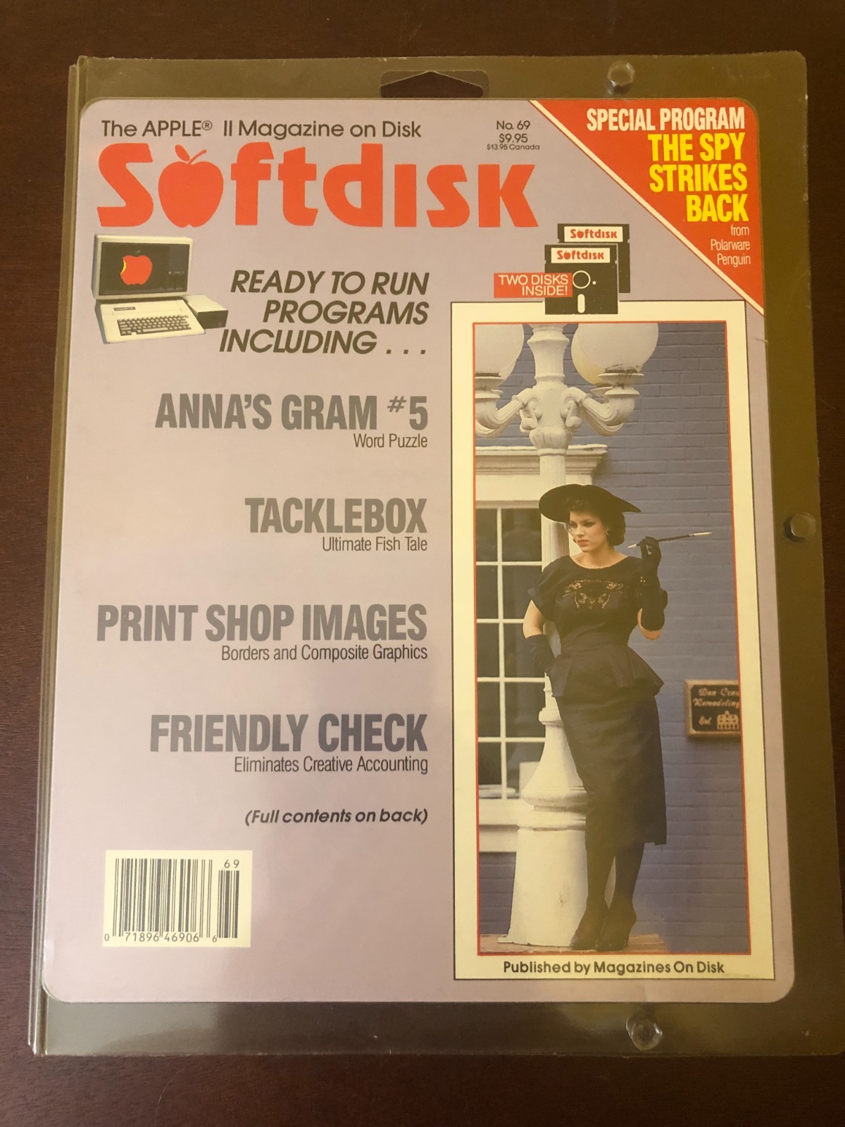 Softdisk #69 Apple II Magazine on Disk 1987 w/ 2 Disks Inserts & Sleeves
