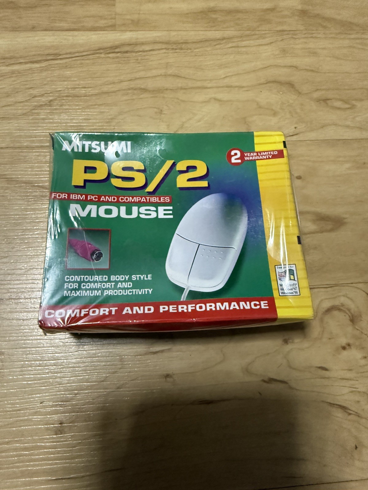 Mitsumi Standard Scroll 3 Button PS/2 Mouse New NEW 