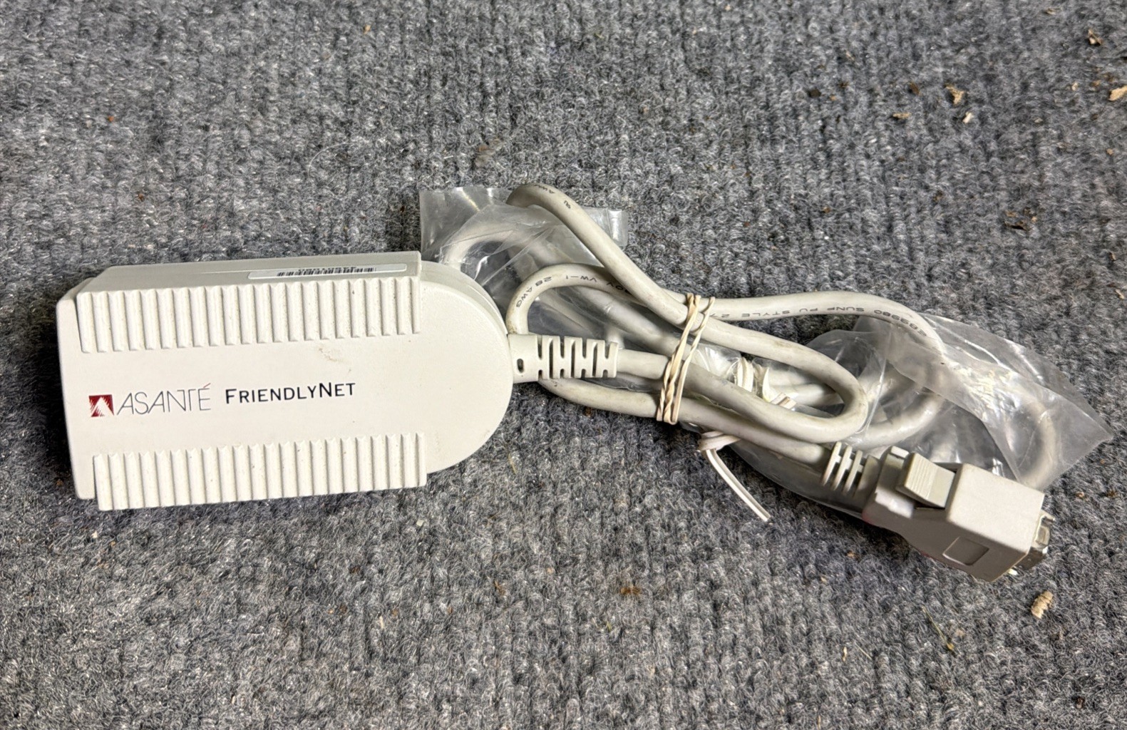 Vintage Mac Networking Adapter ASANTE FRIENDLYNET AAUI to 10BASE-T Ethernet