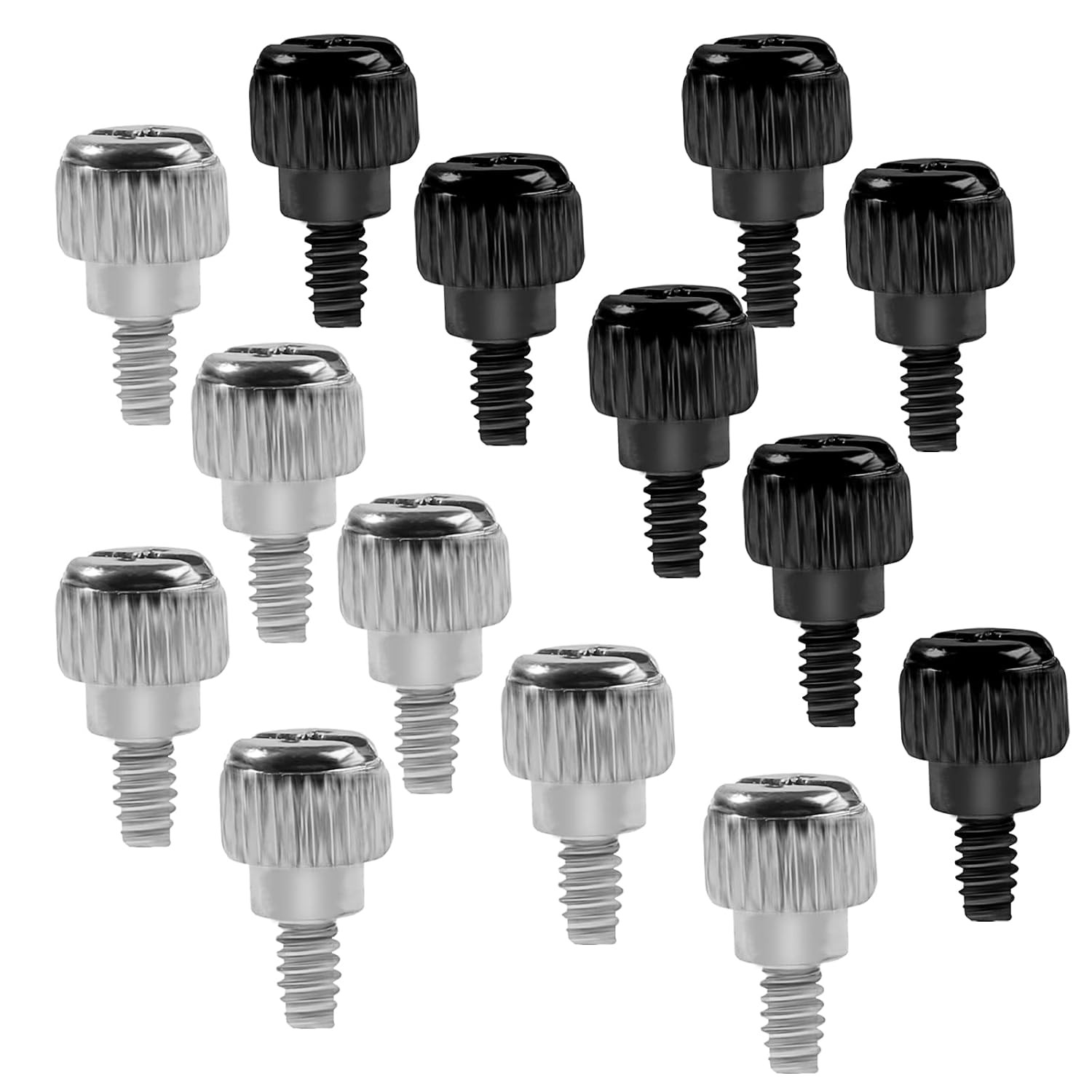 40Pcs Computer Case Thumbscrews 6#-32X6 M3.5 Phillips Head Hard Drive Thumb Scre