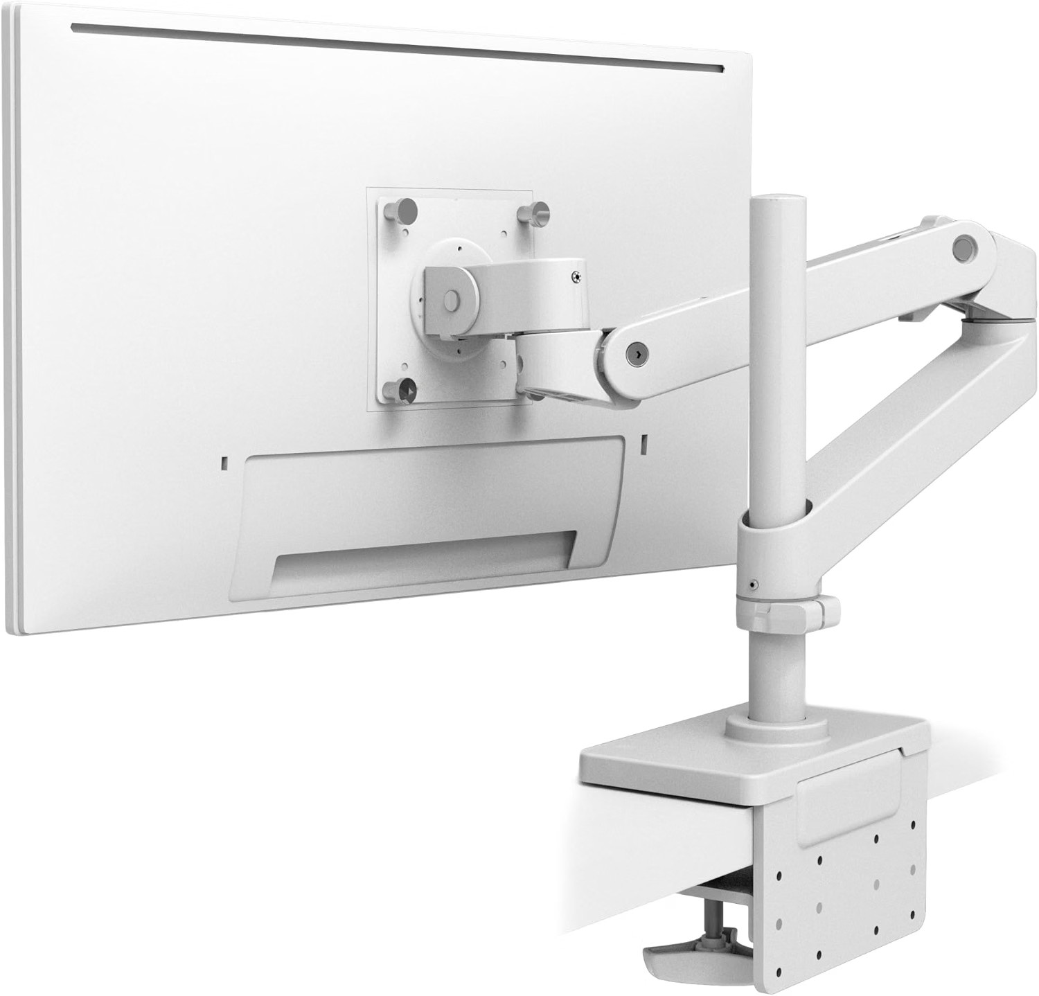 Ergotron – Upgraded LX Pro Premium Monitor Arm, Single 13 Inch Pole, White