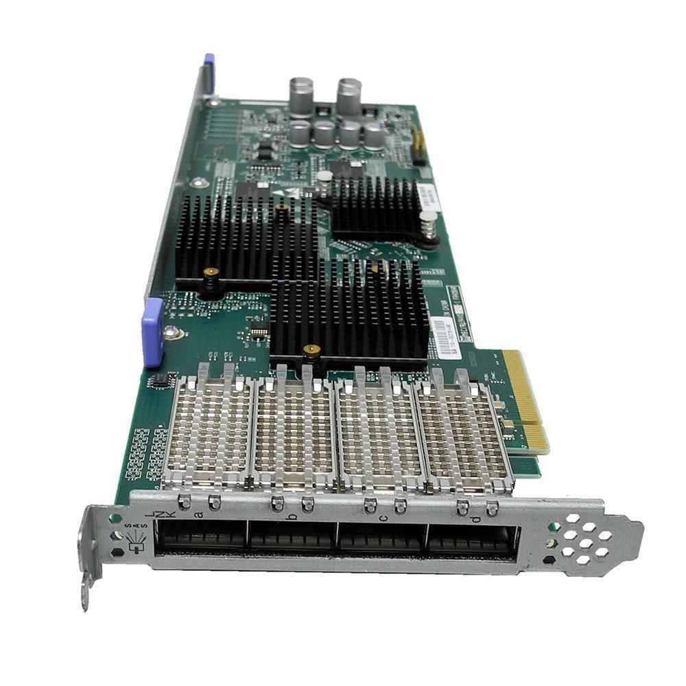 NetApp Quad Port 6Gb/s QSFP PCIe x8 SAS Controller PN: 111-00625+B1