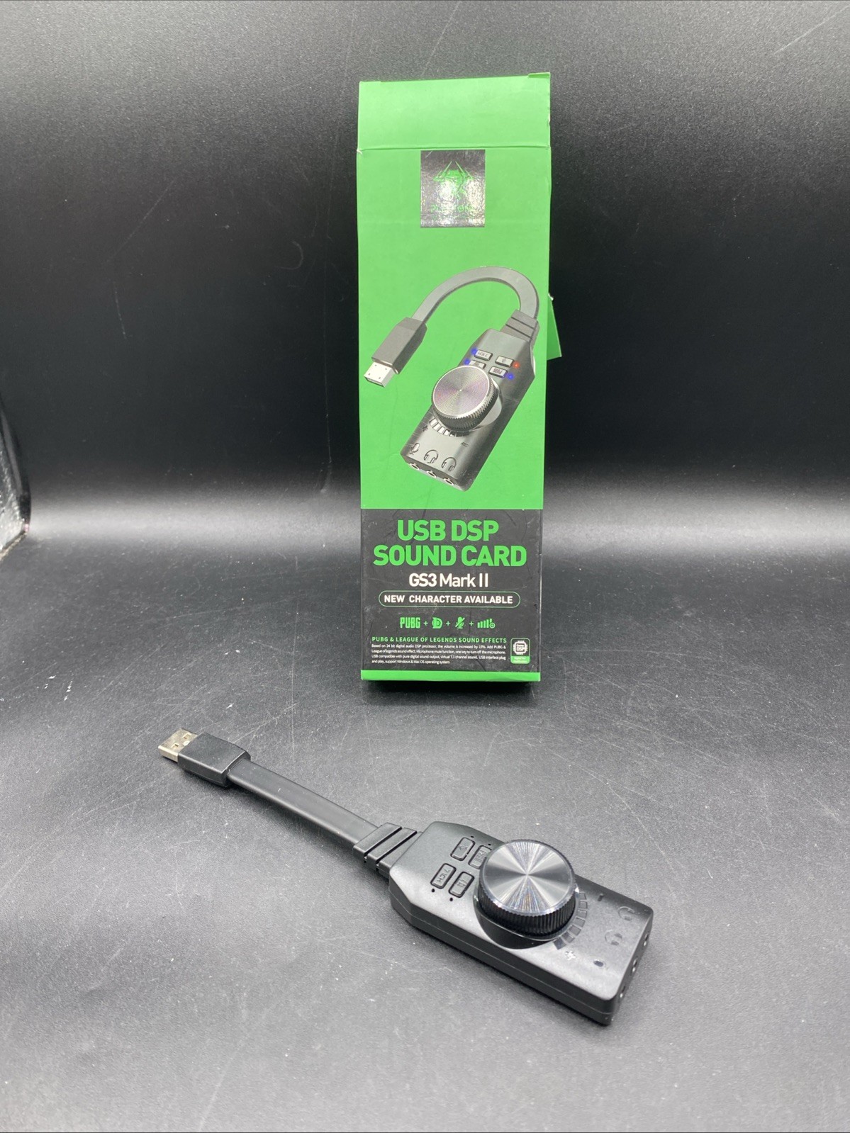 Plextone USB audio adapter / sound card GS3 Open Box