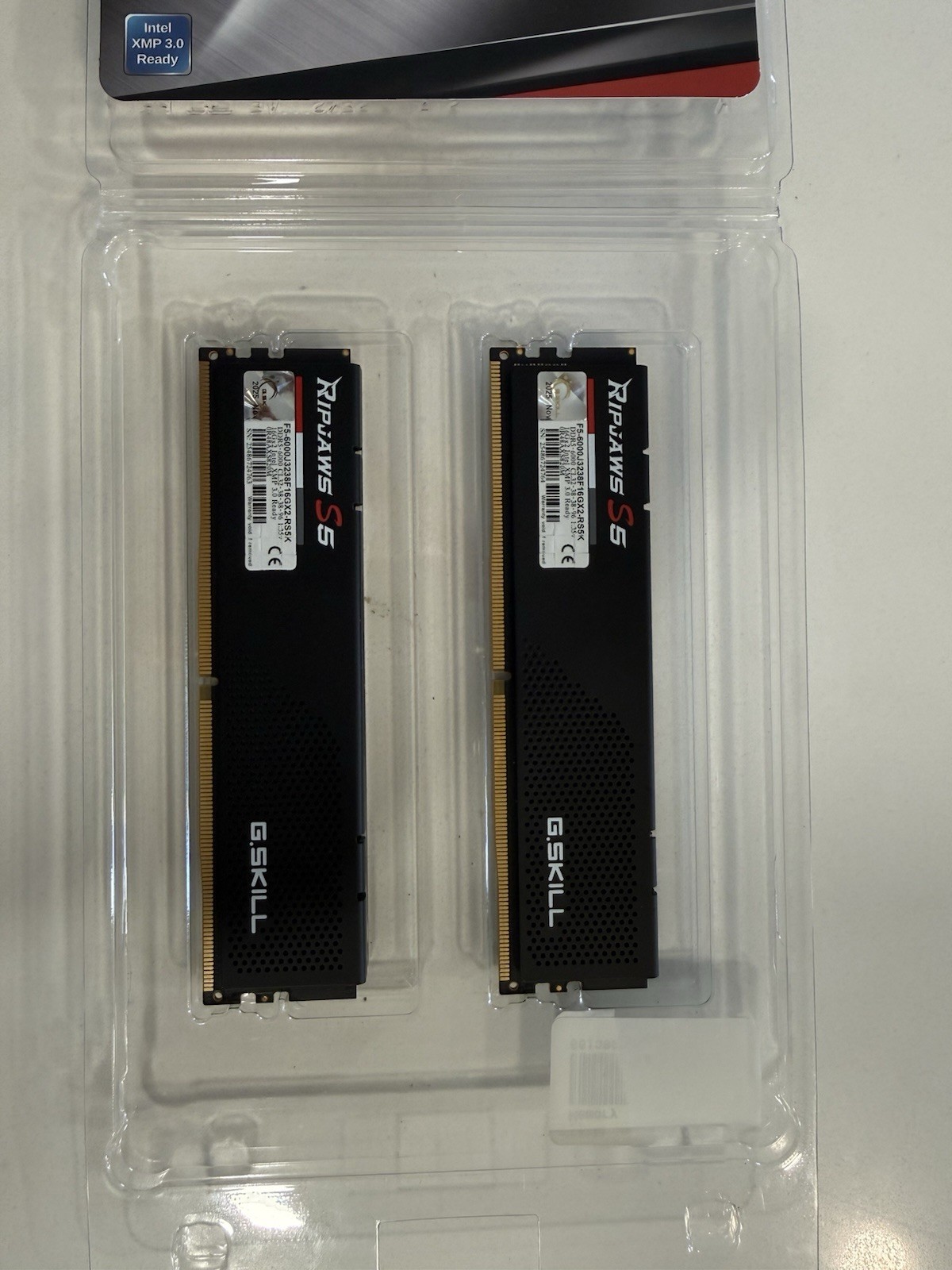 Ripjaws G.SKILL 32GB [2 x 16GB] DDR5 CL32 Memory Kit (f5-6000j3238f16gx2-rs5k)