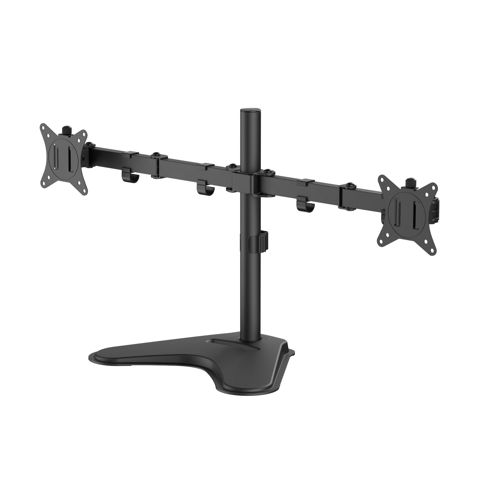 SIIG 13-27 Articulated FREESTANDING Dual Monitor Desk Stand black