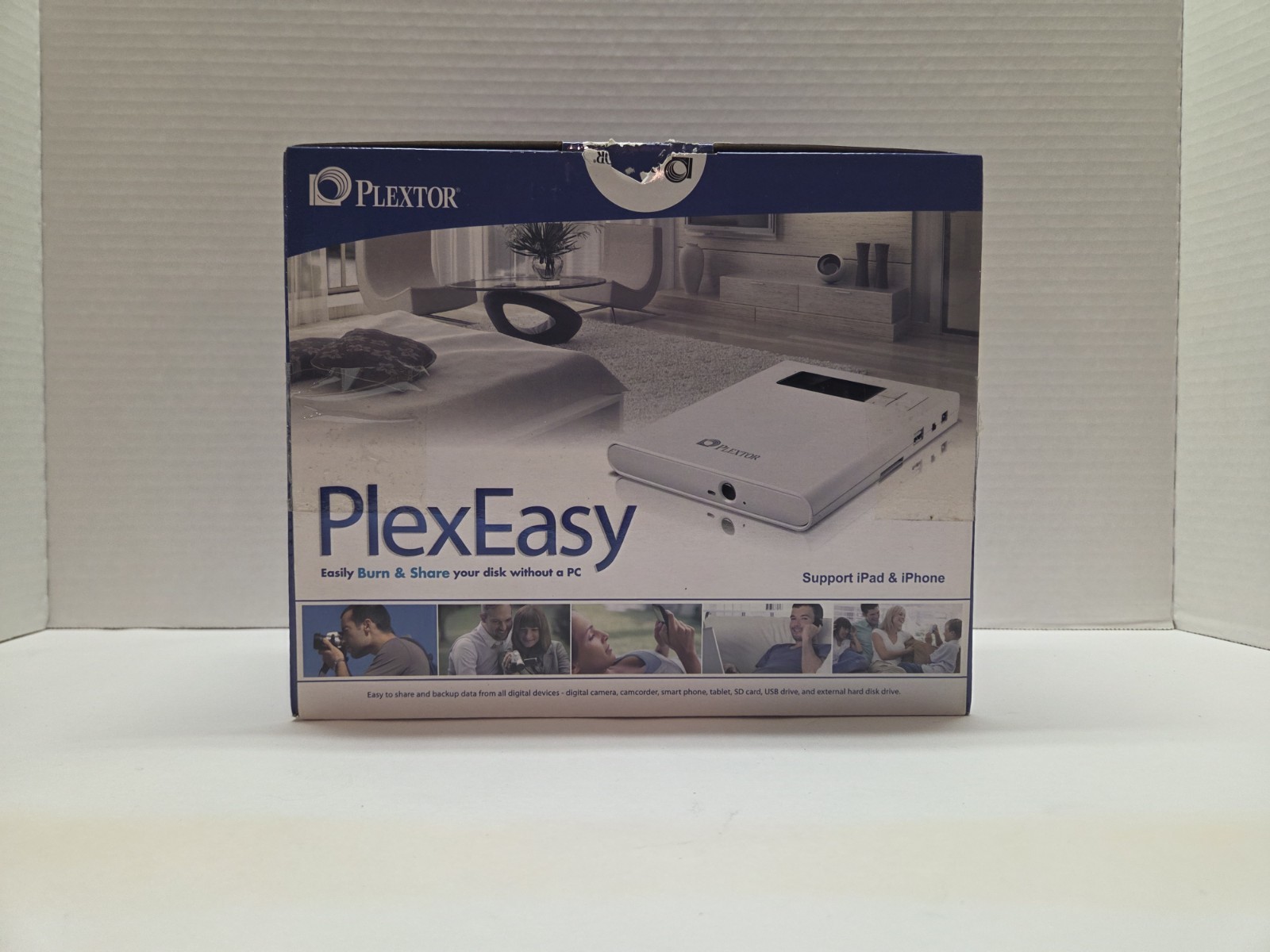 PLEXTOR PX-650US CD DVD EXTERNAL DRIVER STANDALONE DATA SHARING