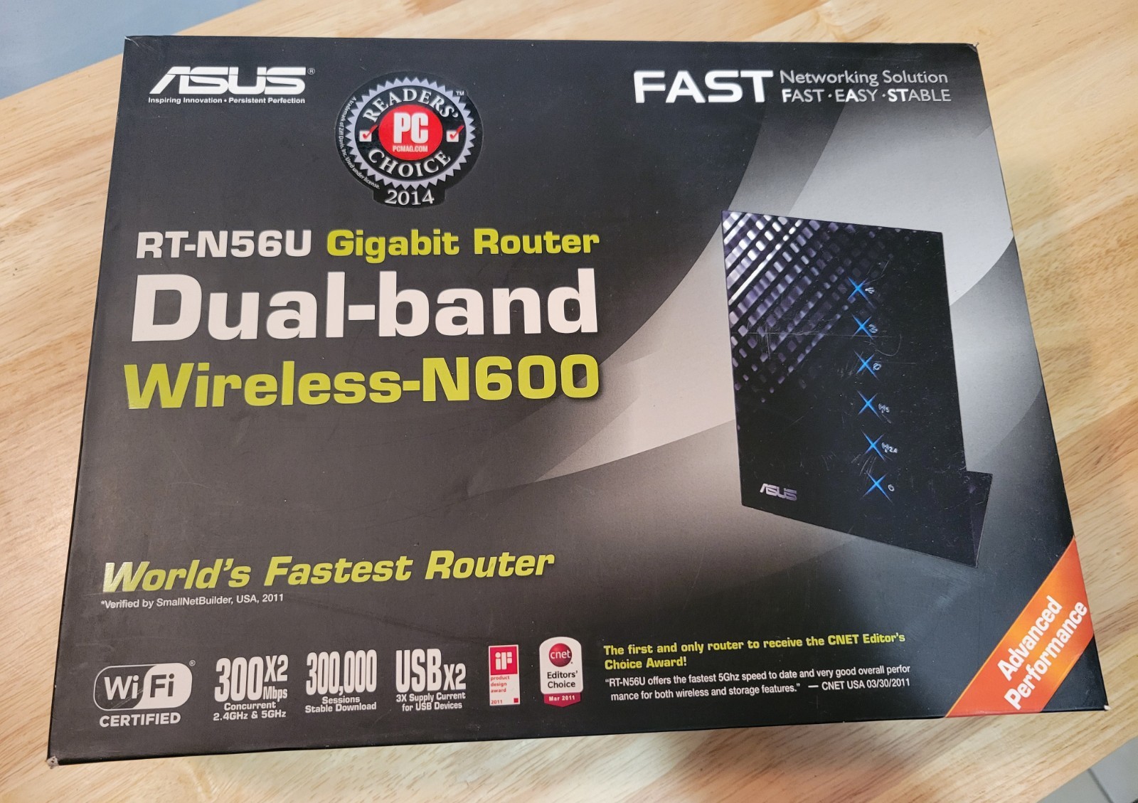 ASUS RT-N56U 300 Mbps 4-Port Gigabit Wireless N Router
