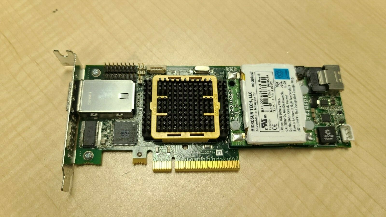 Adaptec ASR-5445 512MB SAS PCIe RAID Storage HBA Controller Adapter Card  /BBU