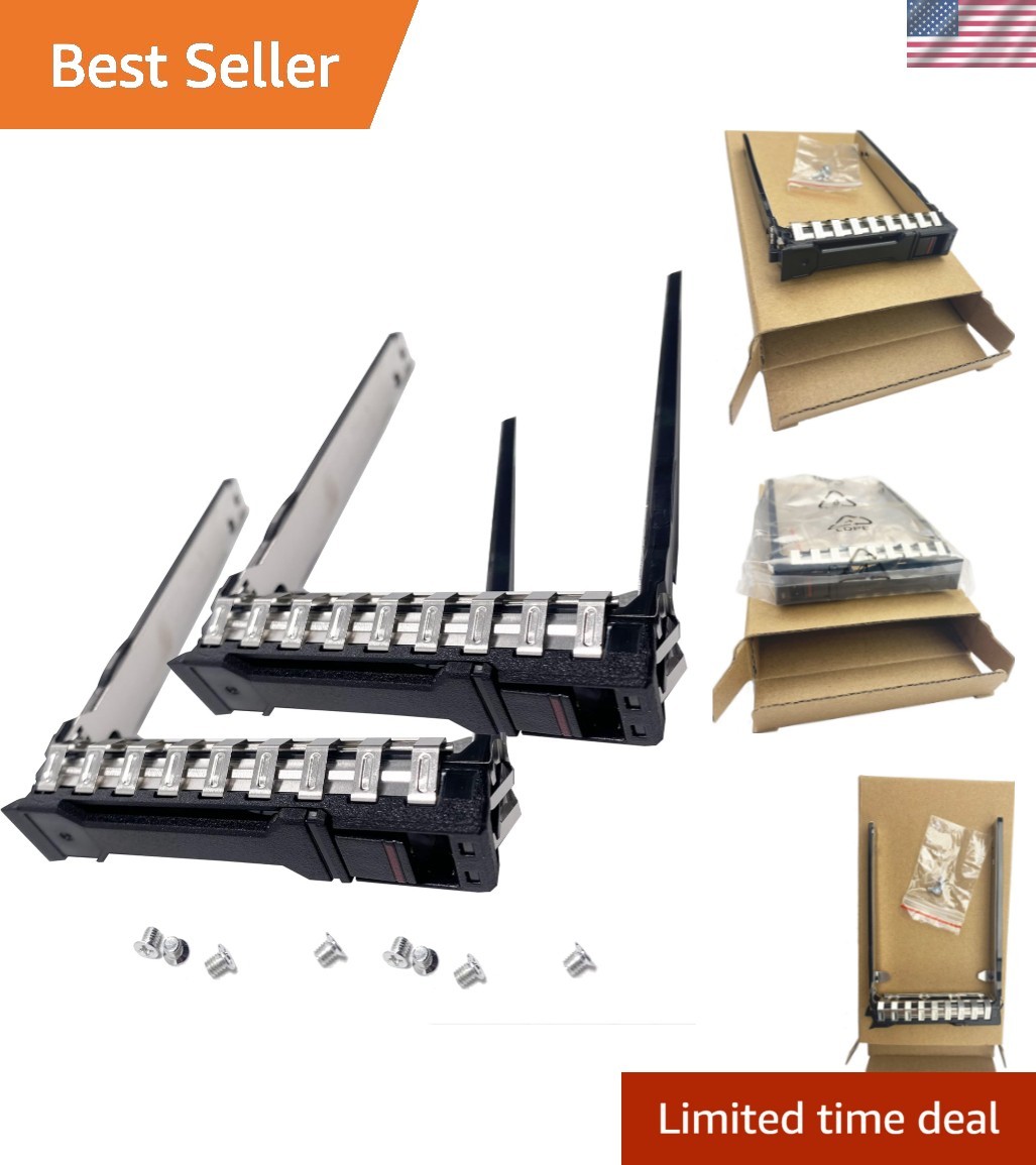 New 2-Pack 2.5" HDD Tray Replacement for HPE ProLiant DL360 DL380 G11 G12