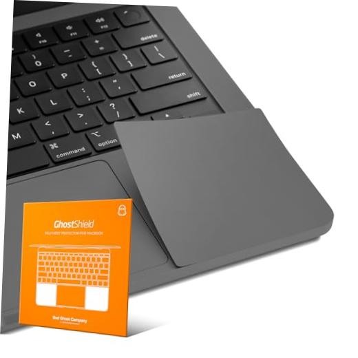 GhostShield Premium Palm Rest Protector Skin Cover Set, Scratches and Black
